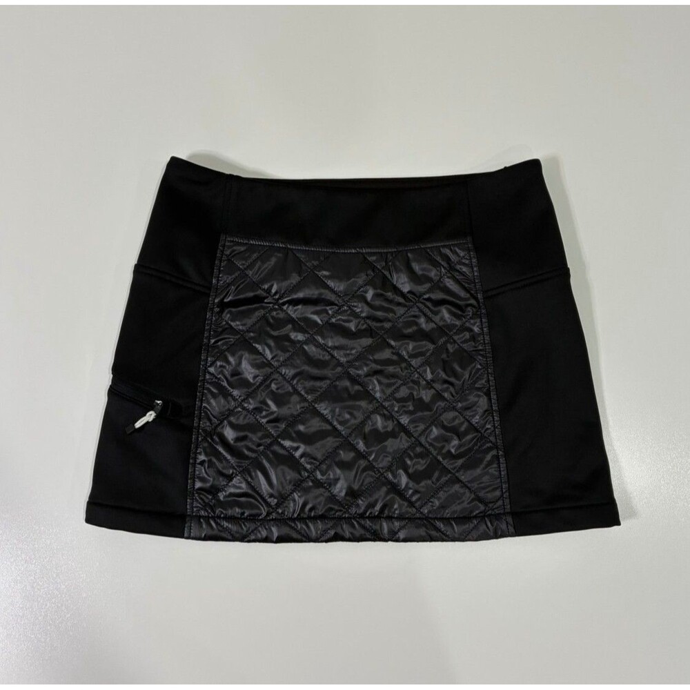 Köppen Quilted Hybrid Mini Skirt Black Size 8